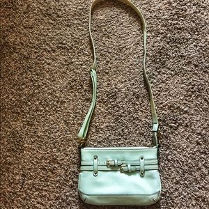 Merona timeless collection mint crossbody bag